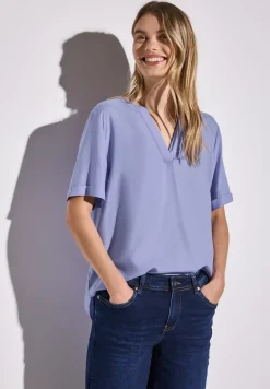 Blouse en couleur unie