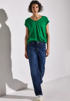 Blouse en couleur unie