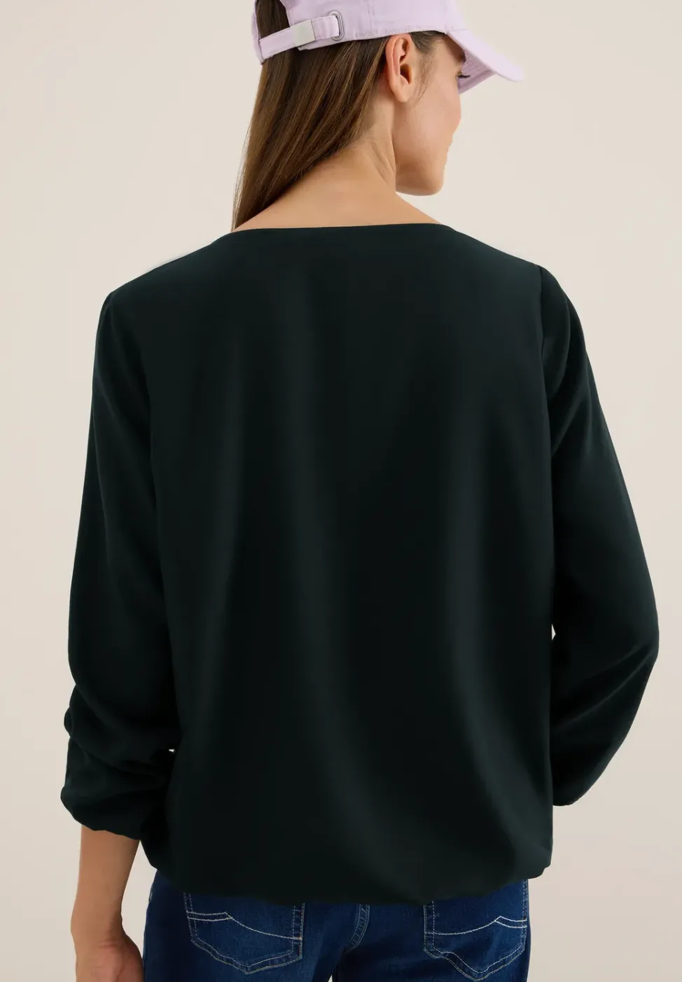 Blouse en couleur unie