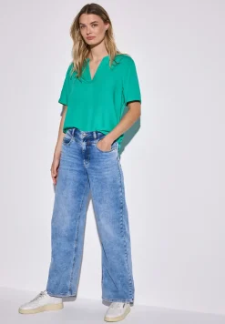 Blouse en couleur unie