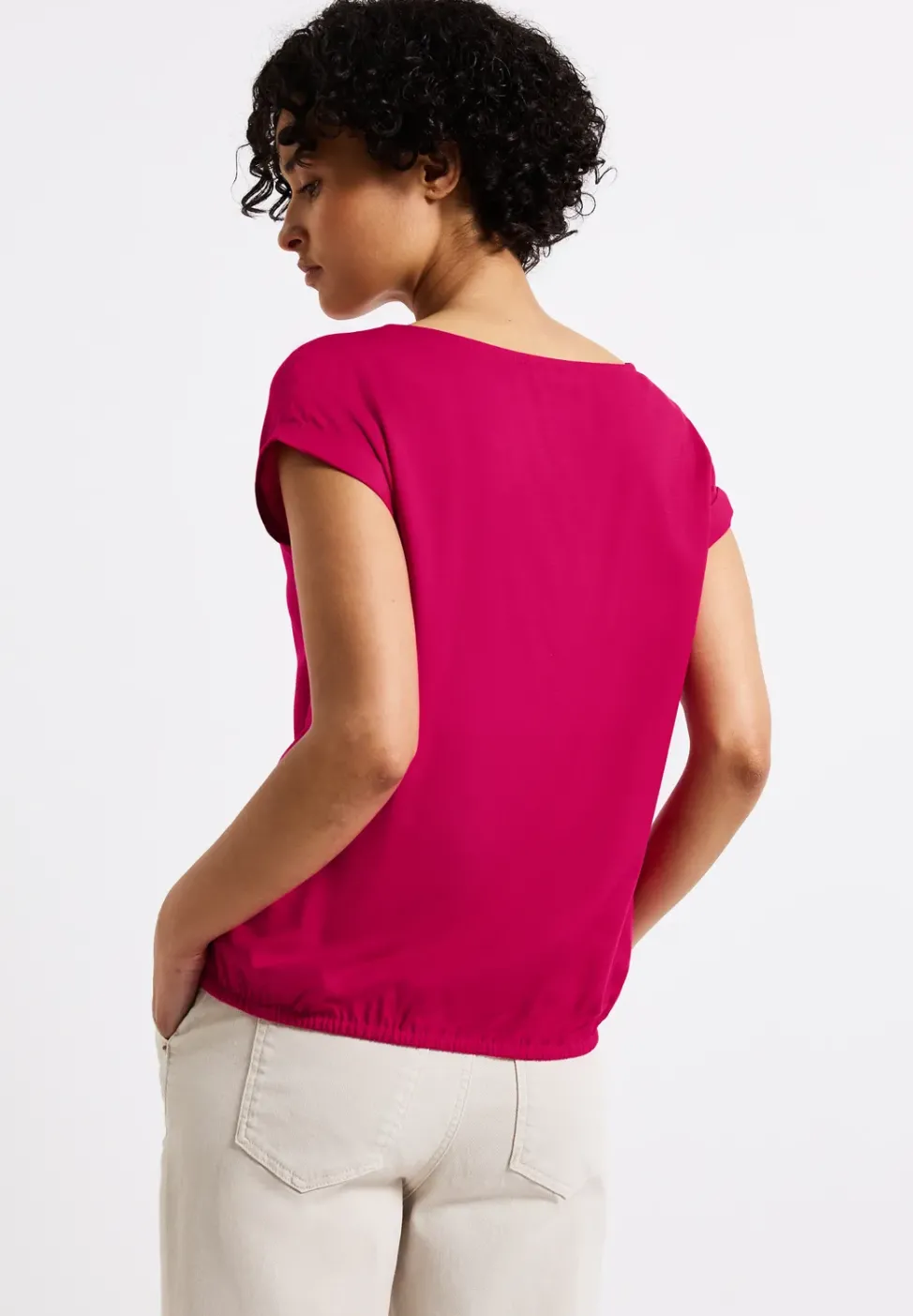 Blouse en couleur unie