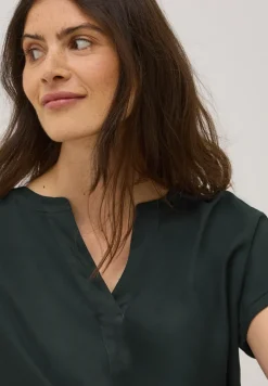 Blouse en couleur unie