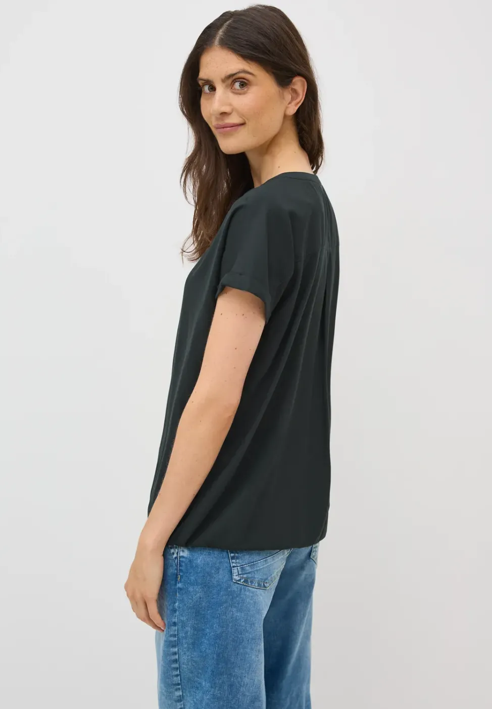 Blouse en couleur unie