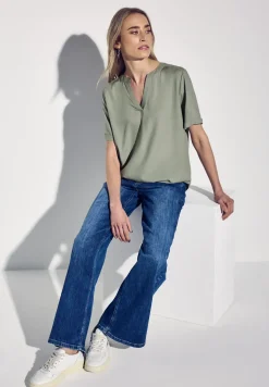 Blouse en couleur unie