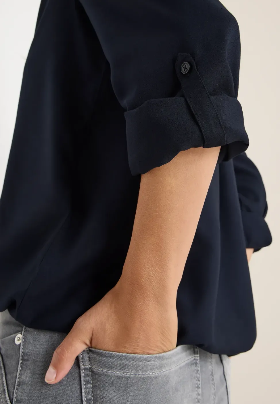 Blouse en couleur unie