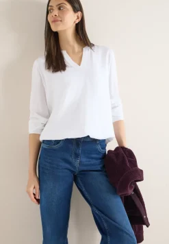 Blouse en couleur unie