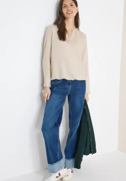 Blouse en couleur unie