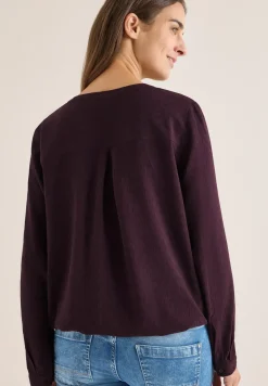 Blouse en couleur unie
