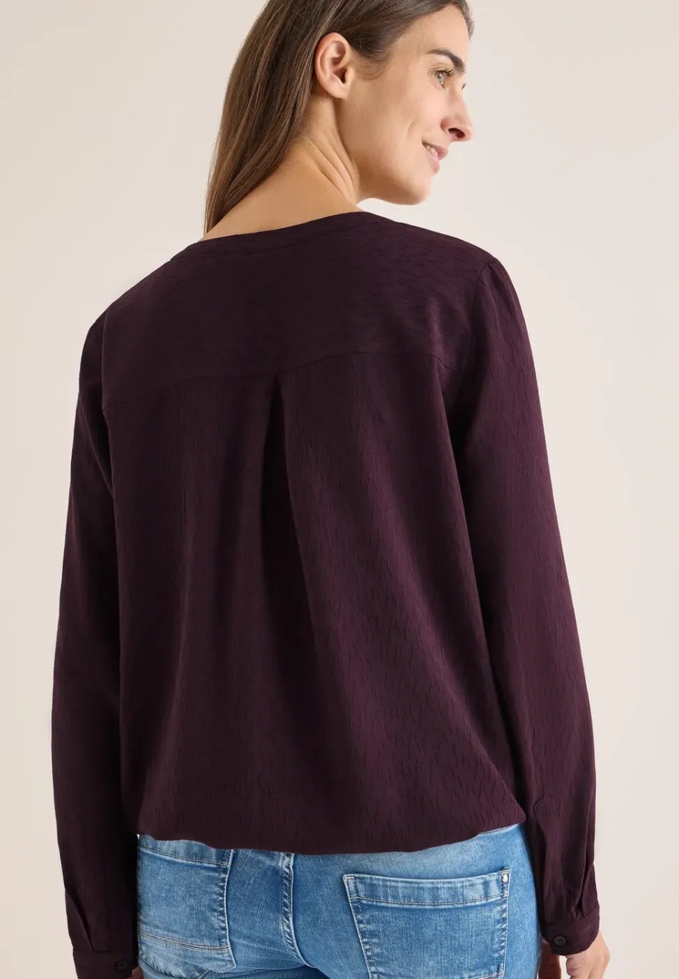 Blouse en couleur unie
