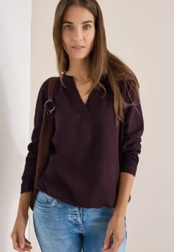 Blouse en couleur unie