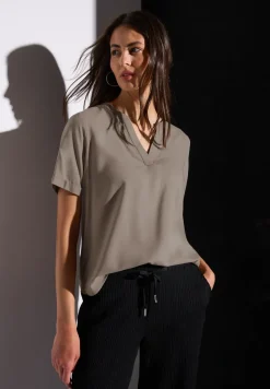 Blouse en couleur unie