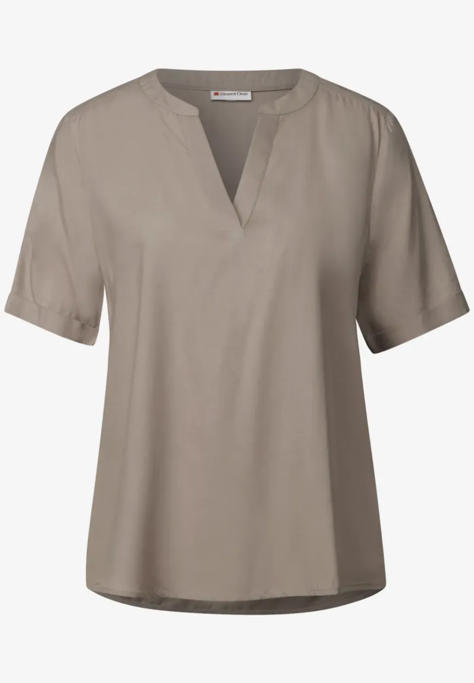 Blouse en couleur unie