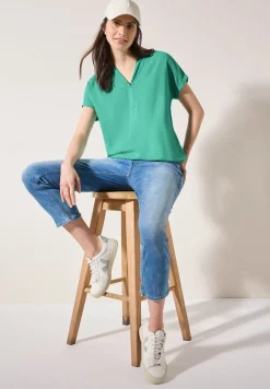 Blouse en couleur unie