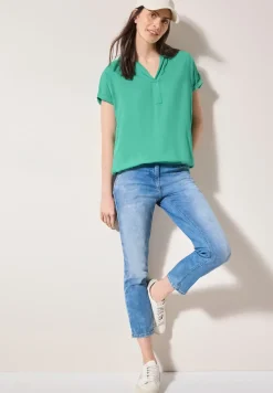 Blouse en couleur unie
