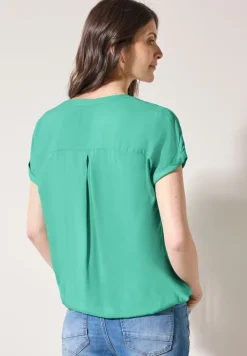 Blouse en couleur unie
