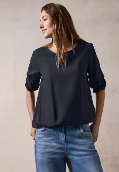 Blouse en couleur unie