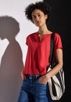 Blouse en couleur unie
