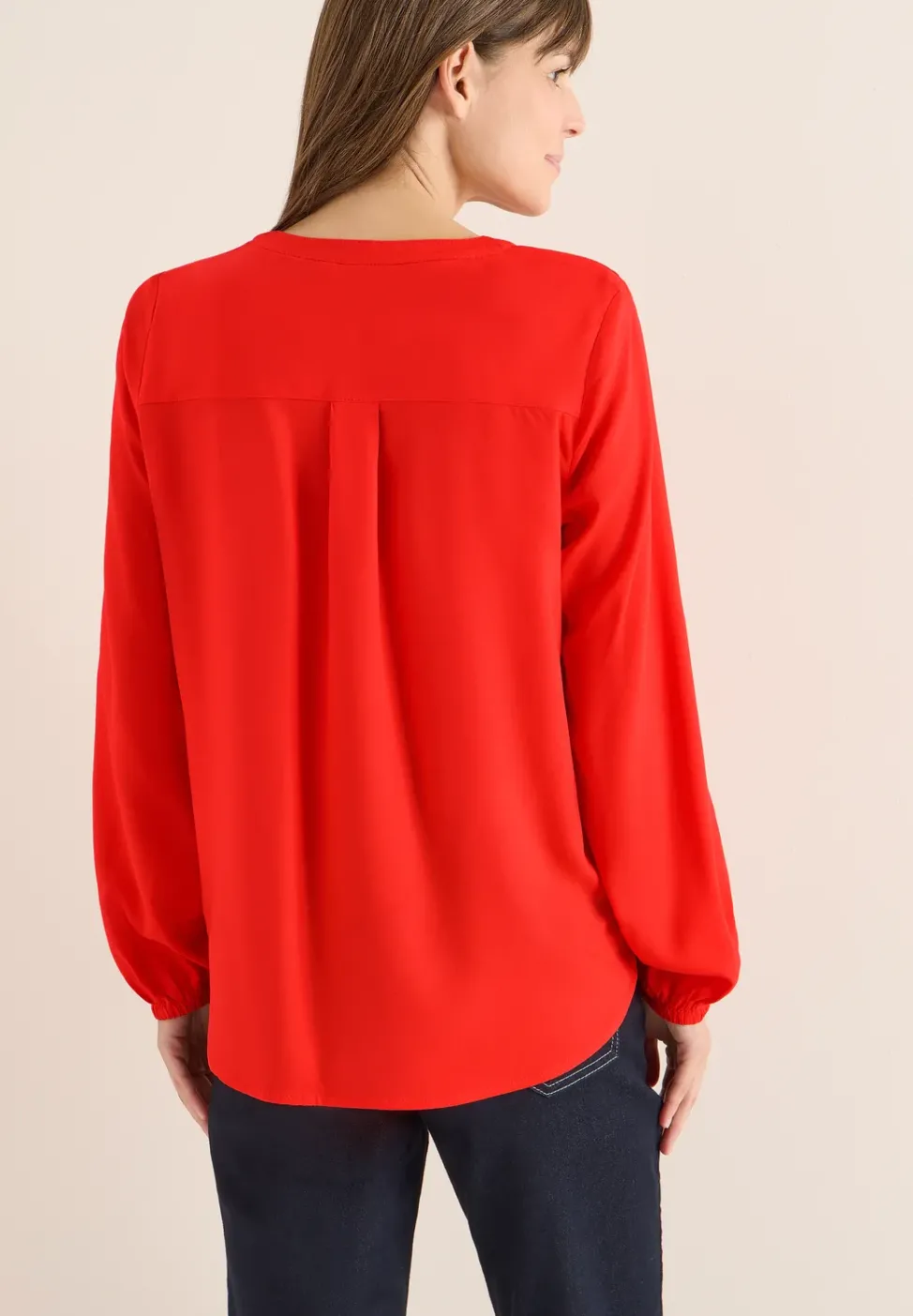 Blouse en couleur unie