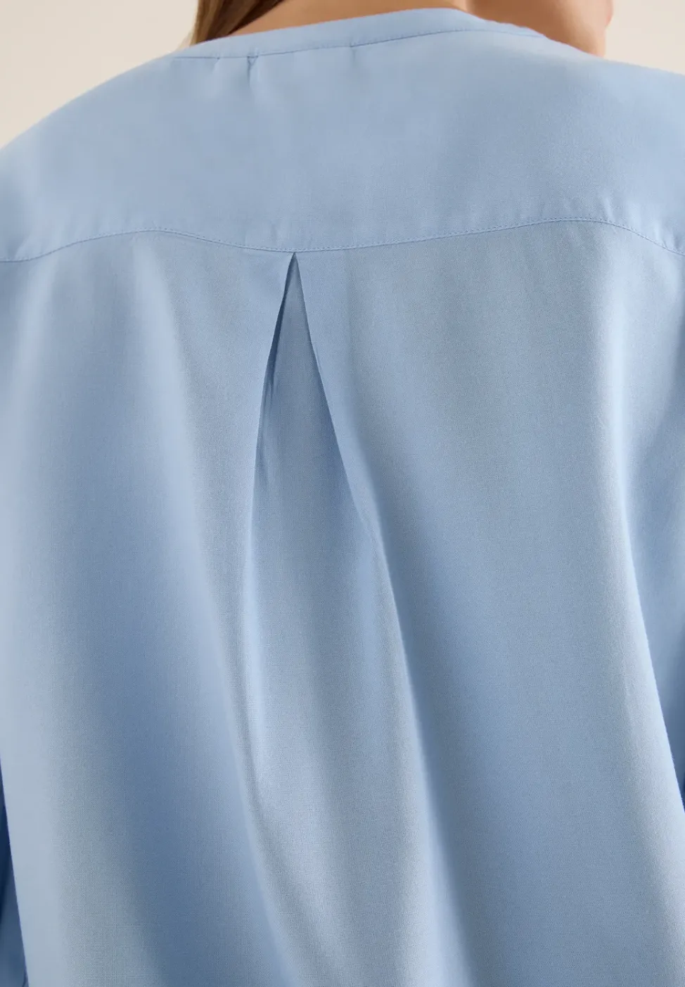 Blouse en couleur unie