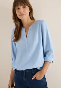 Blouse en couleur unie