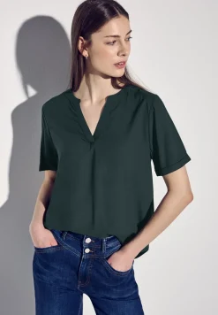 Blouse en couleur unie