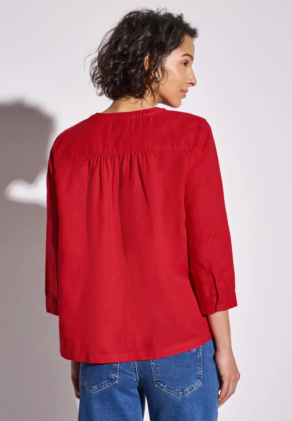 Blouse en couleur unie