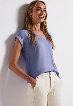 Blouse en couleur unie
