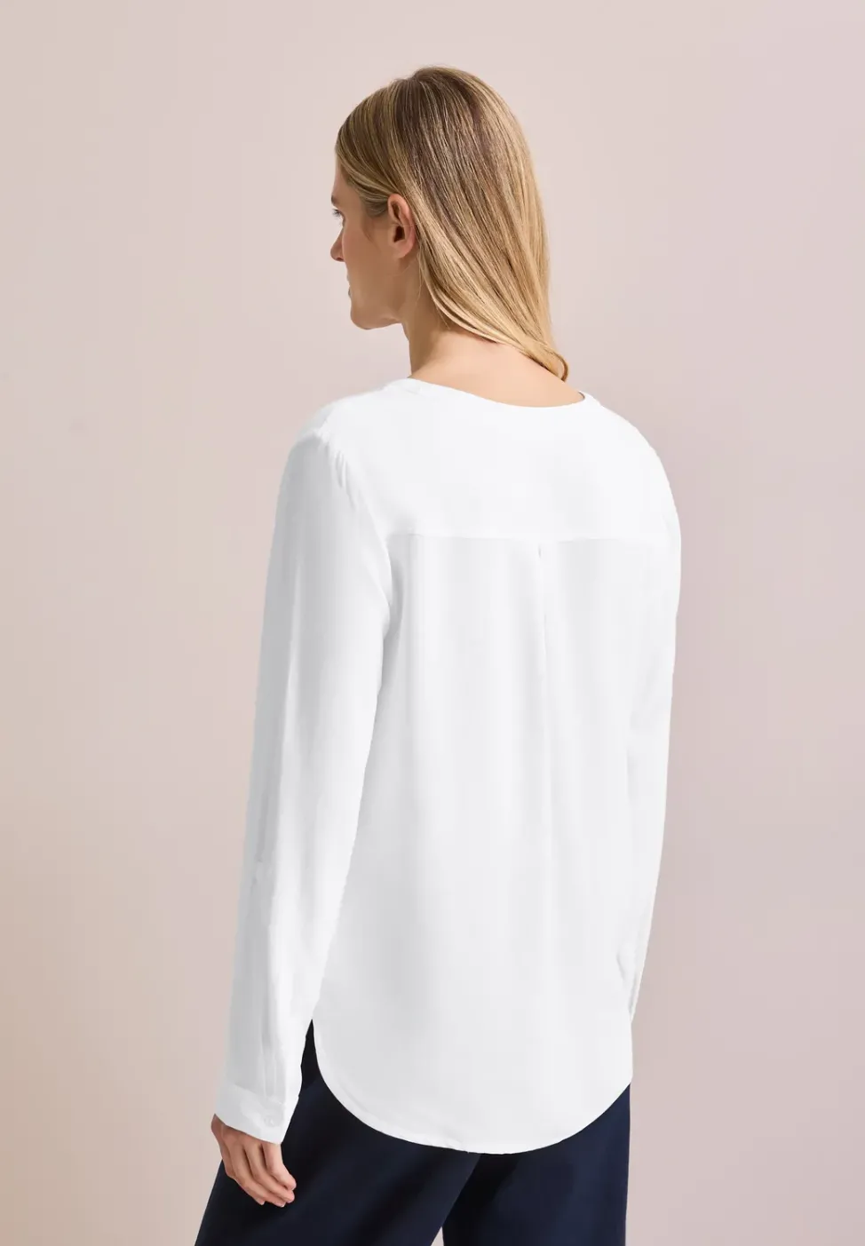 Blouse en couleur unie
