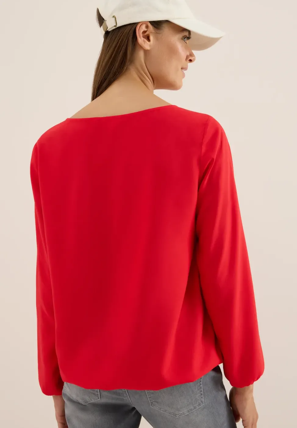 Blouse en couleur unie