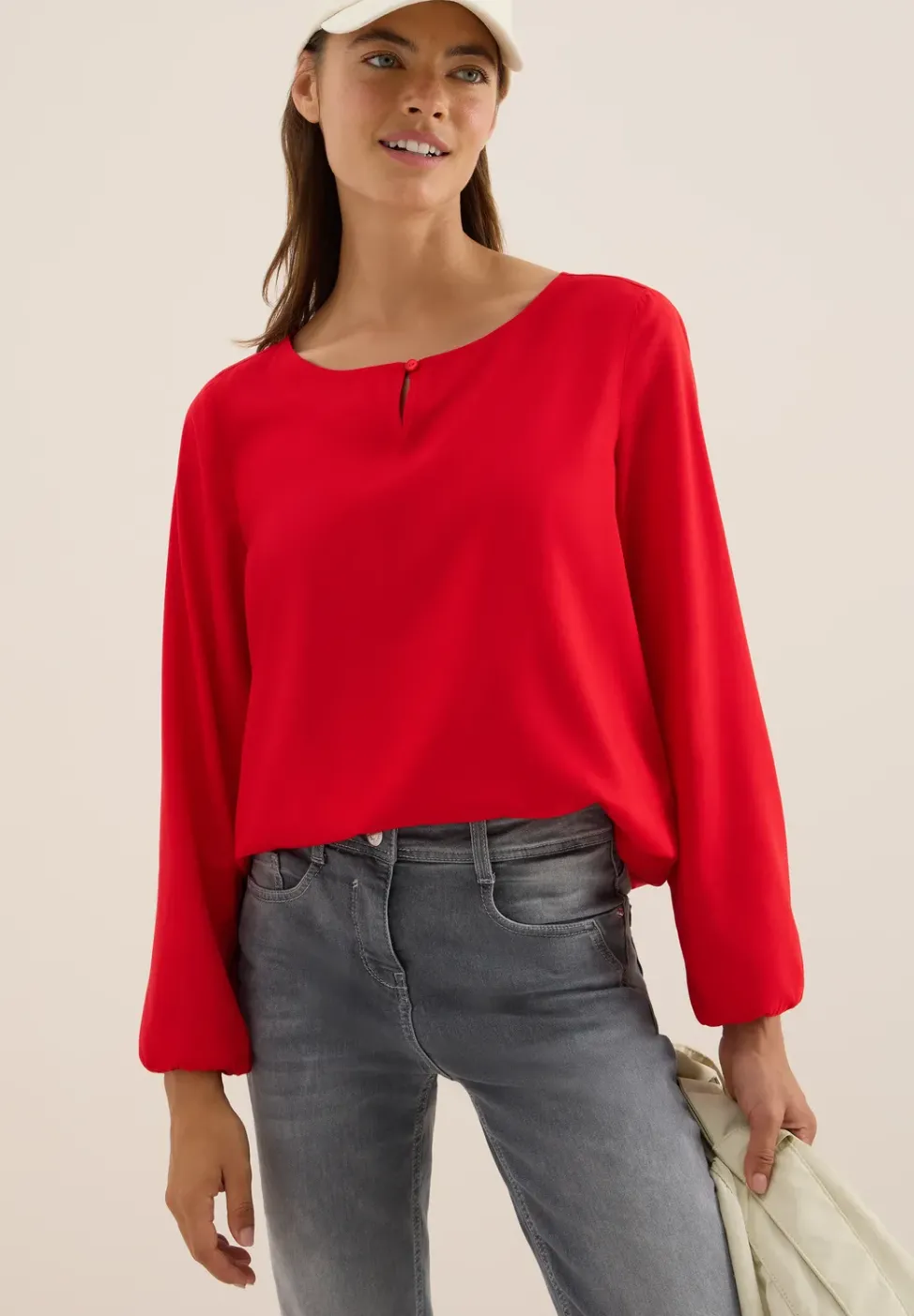 Blouse en couleur unie