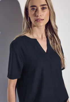 Blouse en couleur unie