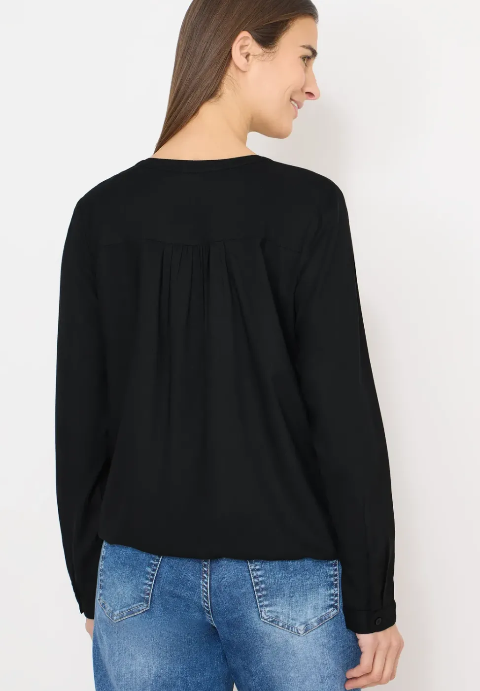 Blouse en couleur unie