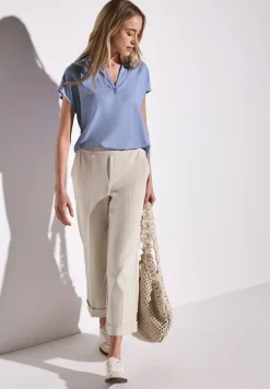Blouse en couleur unie