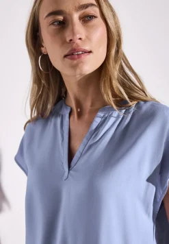 Blouse en couleur unie