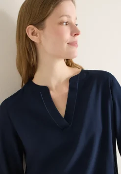 Blouse en couleur unie