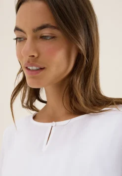 Blouse en couleur unie