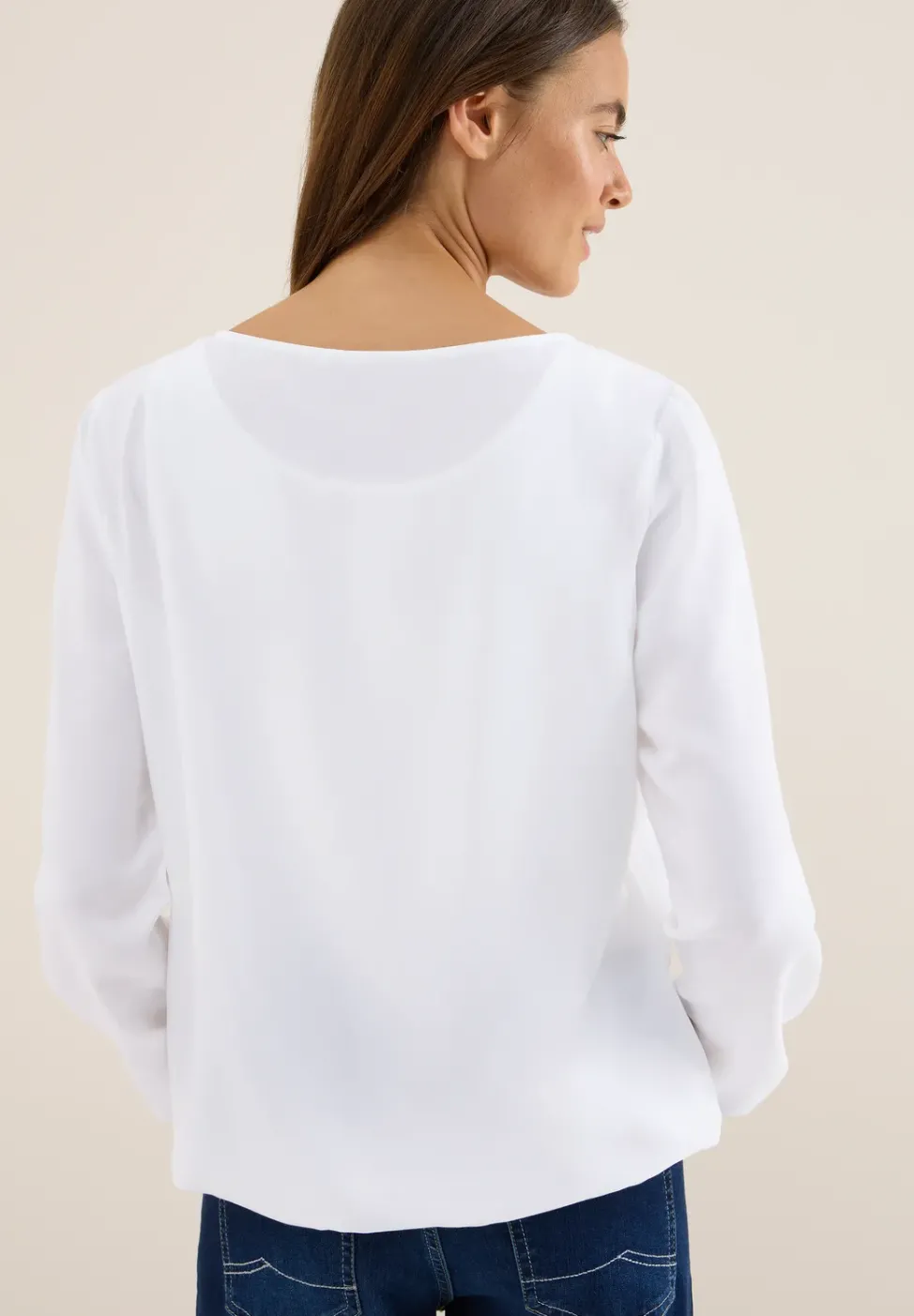 Blouse en couleur unie