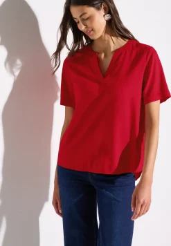 Blouse en couleur unie