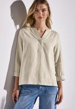 Blouse en couleur unie