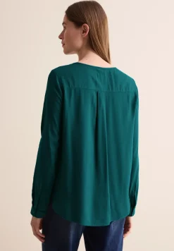 Blouse en couleur unie