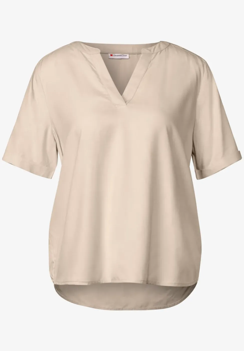 Blouse en couleur unie