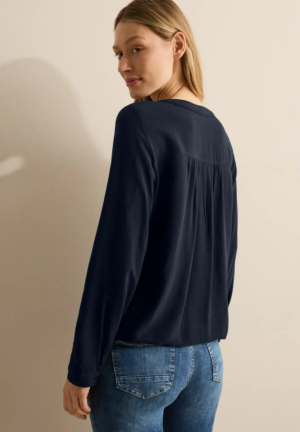Blouse en couleur unie
