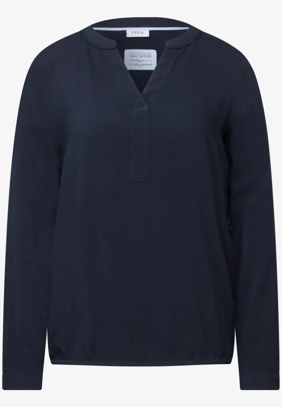 Blouse en couleur unie