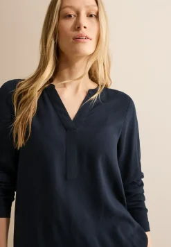 Blouse en couleur unie