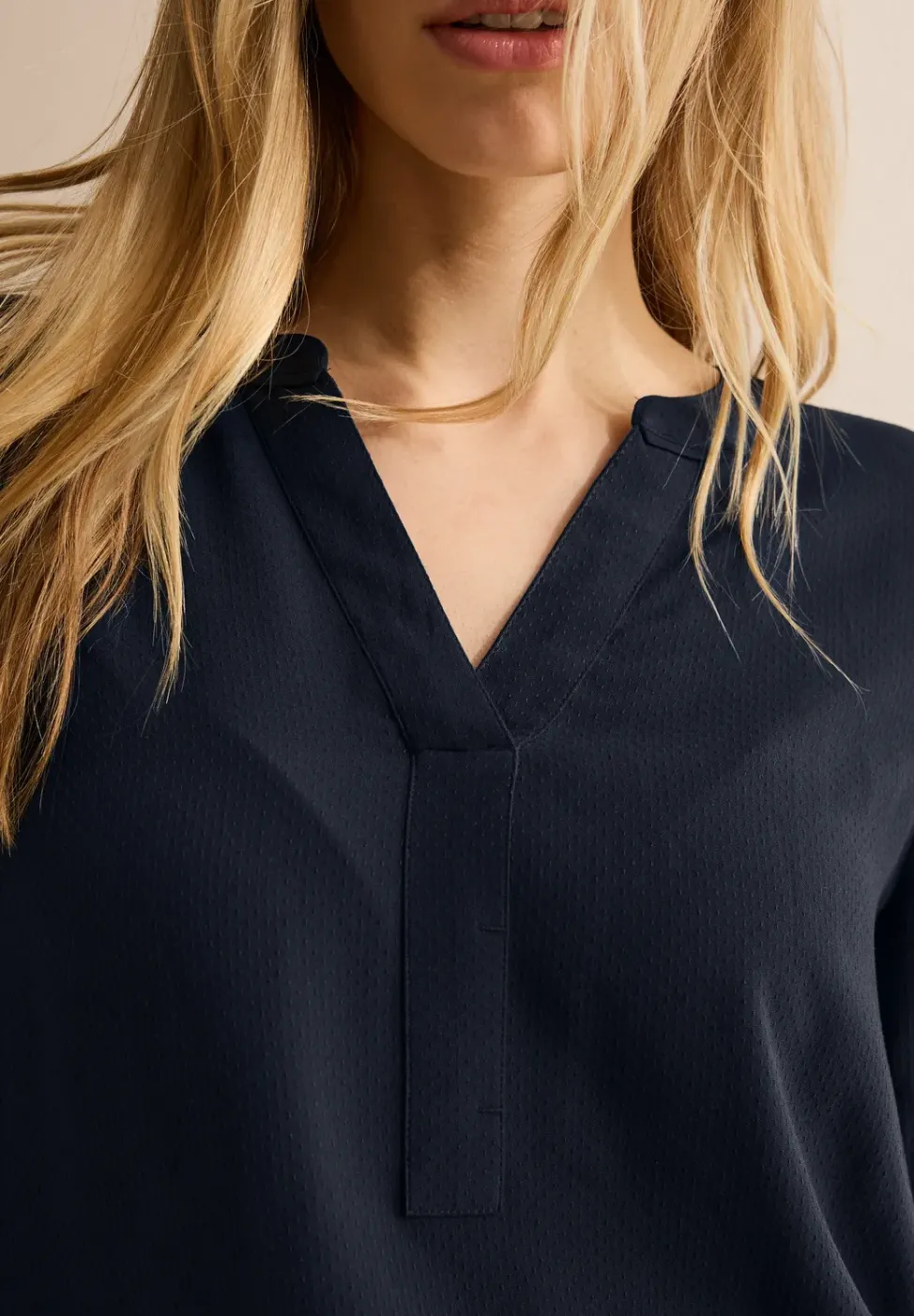 Blouse en couleur unie
