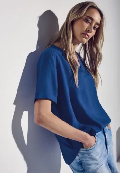Blouse en couleur unie