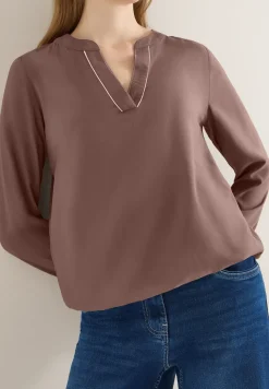Blouse en couleur unie