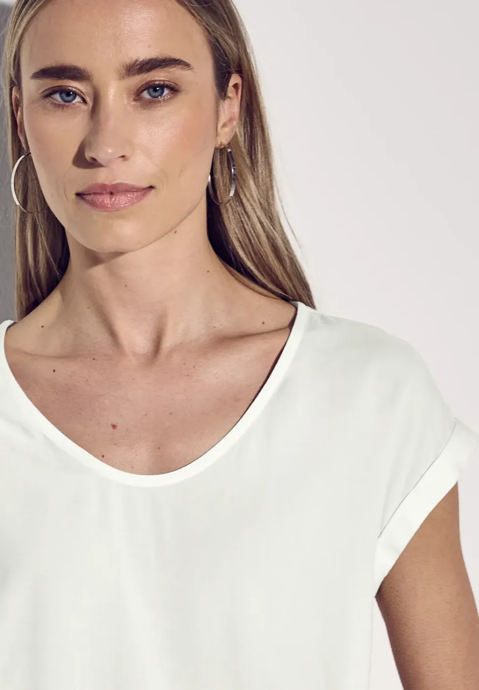 Blouse en couleur unie