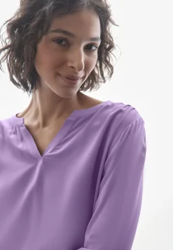 Blouse en couleur unie