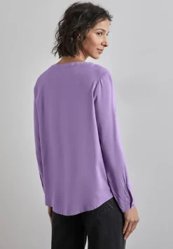 Blouse en couleur unie